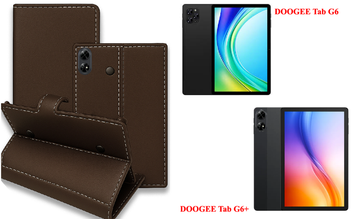 Книга-трансформер Armor для планшета DOOGEE Tab G6, DOOGEE Tab G6+, цвет Braun - Фото 1 Книга-трансформер Armor для планшета DOOGEE Tab G6, DOOGEE Tab G6+, цвет Braun - изображение 1