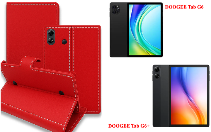 Книга-трансформер Armor для планшета DOOGEE Tab G6, DOOGEE Tab G6+, цвет Red - Фото 1 Книга-трансформер Armor для планшета DOOGEE Tab G6, DOOGEE Tab G6+, цвет Red - изображение 1