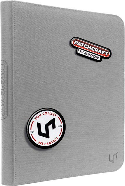 Альбом для карток Ultra Pro Patchcraft Zippered 9 Pocket PRO-Binder Gray (744271664340) - зображення 2