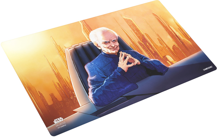 Ігровий килимок Gamegenic Star Wars Unlimited Card Game Game Mat Chancellor Palpatine 61 см x 35 см (4251715419311) - зображення 1