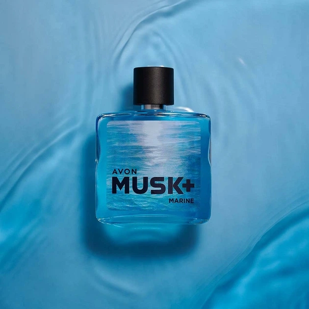 Woda toaletowa męska Avon Musk+ Marine 75 ml (5059018291370) - obraz 2