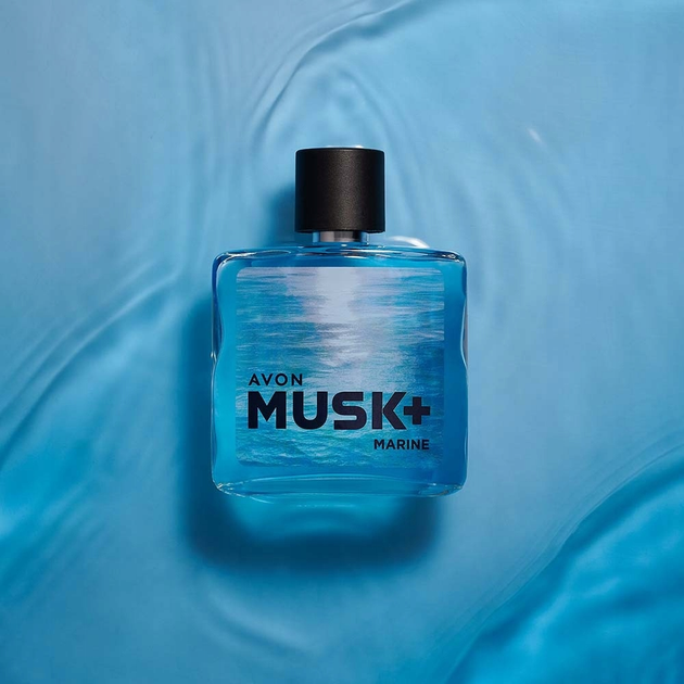 Woda toaletowa męska Avon Musk+ Marine 75 ml (5059018291370) - obraz 2