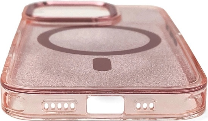 Панель Hurtel Glitter Case with MagSafe для Samsung Galaxy S25 Edge Pink (5907769376320) - зображення 3