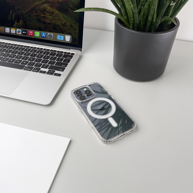 Панель Hurtel Corner Case MagSafe Compatible для Apple iPhone 17 Clear (5907769380266) - зображення 4