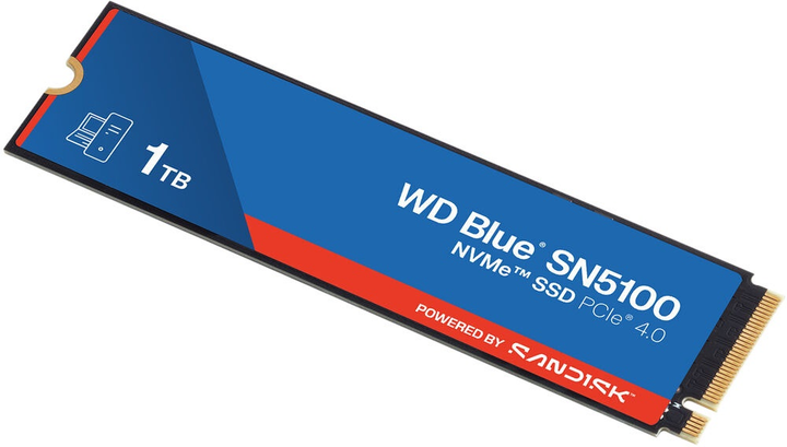 Dysk SSD Western Digital SN5100 1TB M.2 2280 NVMe PCIe 4.0 x4 3D CBA NAND (WDS100T5B0E-00CPE0) - obraz 3