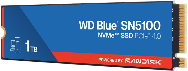 Dysk SSD Western Digital SN5100 1TB M.2 2280 NVMe PCIe 4.0 x4 3D CBA NAND (WDS100T5B0E-00CPE0) - obraz 4