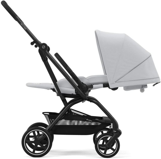 Прогулянкова коляска спортивна Cybex Eezy S Twist+ 2 SLV Fog Grey Gold 525000181 (4063846450282) - зображення 6