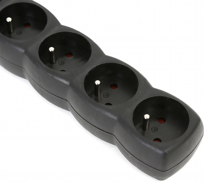 Listwa zasilająca Omega Listwa 3 m 5 gniazd Black (5907595411066) - obraz 3