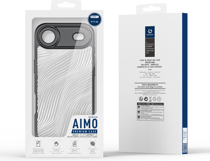 Etui plecki Dux Ducis Aimo Case do Apple iPhone Air Black (6971824153279) - obraz 3