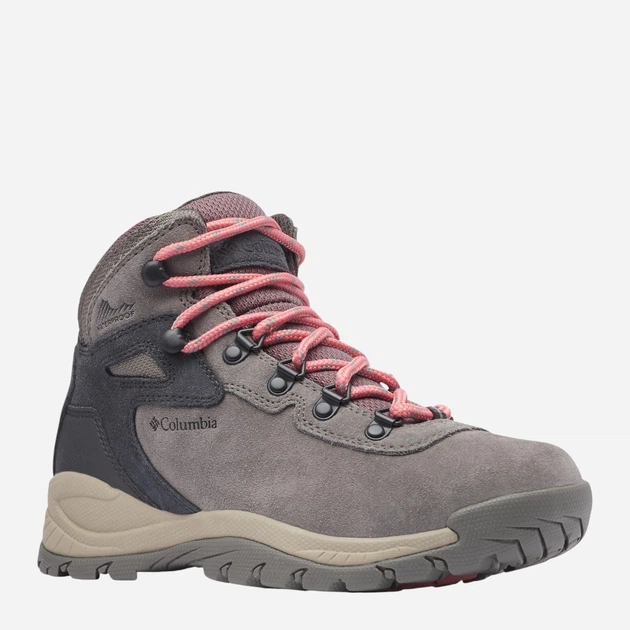 Buty trekkingowe damskie niskie Columbia Newton Ridge Plus Waterproof Amped 1718821009 38.5 (7.5US) Szary/Różowy (195981616651) - obraz 3