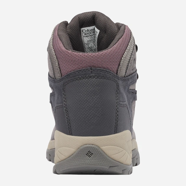 Buty trekkingowe damskie niskie Columbia Newton Ridge Plus Waterproof Amped 1718821009 38 (7US) Szary/Różowy (195981616644) - obraz 5