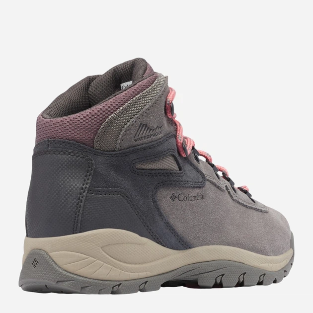 Buty trekkingowe damskie niskie Columbia Newton Ridge Plus Waterproof Amped 1718821009 40 (9US) Szary/Różowy (195981616682) - obraz 8