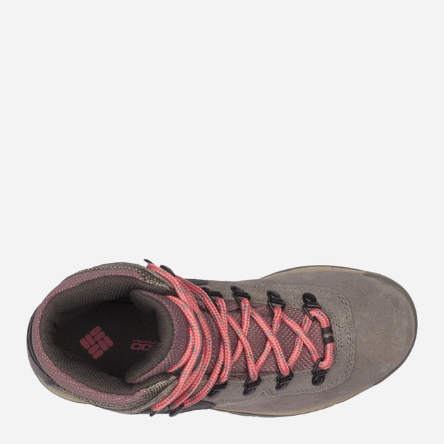 Buty trekkingowe damskie niskie Columbia Newton Ridge Plus Waterproof Amped 1718821009 37.5 (6.5US) Szary/Różowy (195981616637) - obraz 9
