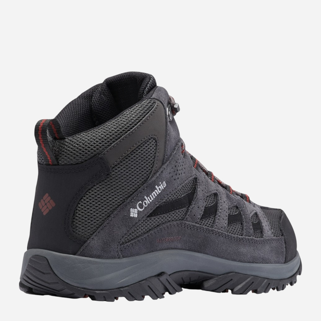 Чоловічі черевики для трекінгу Columbia Crestwood Mid Waterproof 2100641089 41 (8US) Темно-сірі (195981558678) - зображення 6