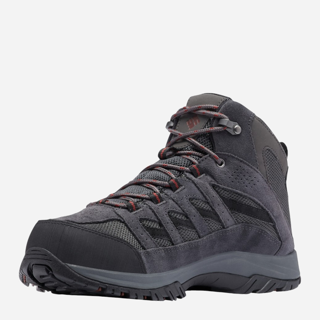 Чоловічі черевики для трекінгу Columbia Crestwood Mid Waterproof 2100641089 43 (10US) Темно-сірі (195981558555) - зображення 5