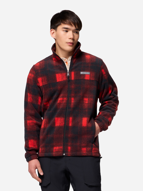 Bluza męska rozpinana streetwear polarowa Columbia Steens Mtn Print Jac 1478231698 L Czarna (198711228551) - obraz 5