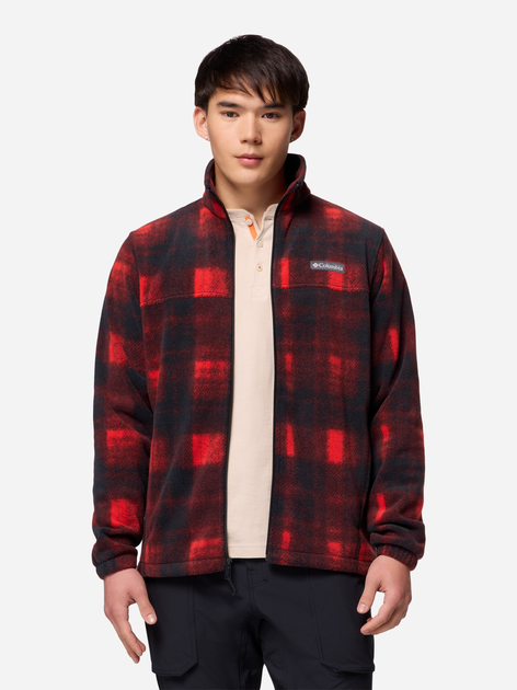 Bluza męska rozpinana streetwear polarowa Columbia Steens Mtn Print Jac 1478231698 XL Czarna (198711228537) - obraz 1