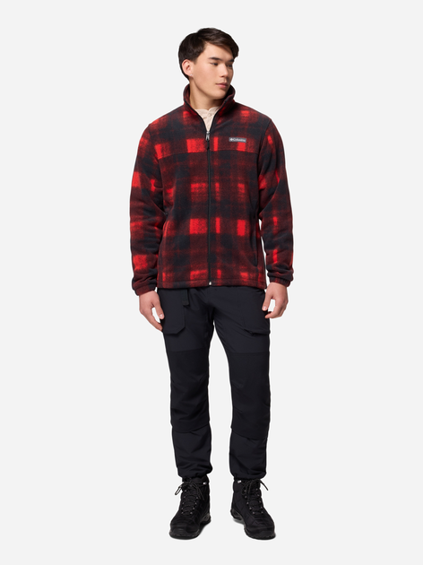 Bluza męska rozpinana streetwear polarowa Columbia Steens Mtn Print Jac 1478231698 XL Czarna (198711228537) - obraz 3