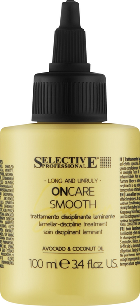 Fluid do laminowania włosów Selective Professional OnCare Smooth Super Lamellar-Disippline Treatment 100 ml (8027483833828) - obraz 1