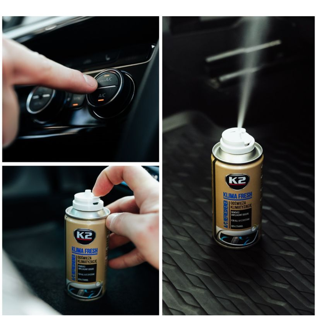 Środek do odświeżania klimatyzacji K2 KLIMA FRESH NEW CAR 150 ml (5906534021465) - obraz 5