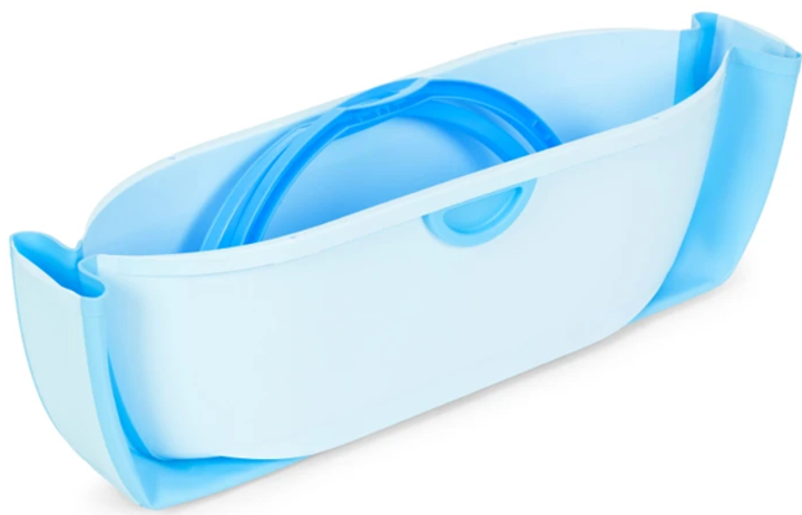 Wanienka dla niemowląt EcoToys turystyczna składana niebieska (HA-B46 BLUE) - obraz 8