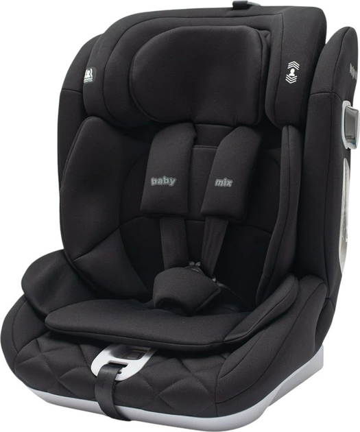 Автокрісло Baby Mix Hero Pro I-Size 76-150 см Black (8596164151501) - зображення 1
