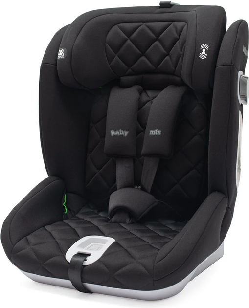 Автокрісло Baby Mix Hero Pro I-Size 76-150 см Black (8596164151501) - зображення 3