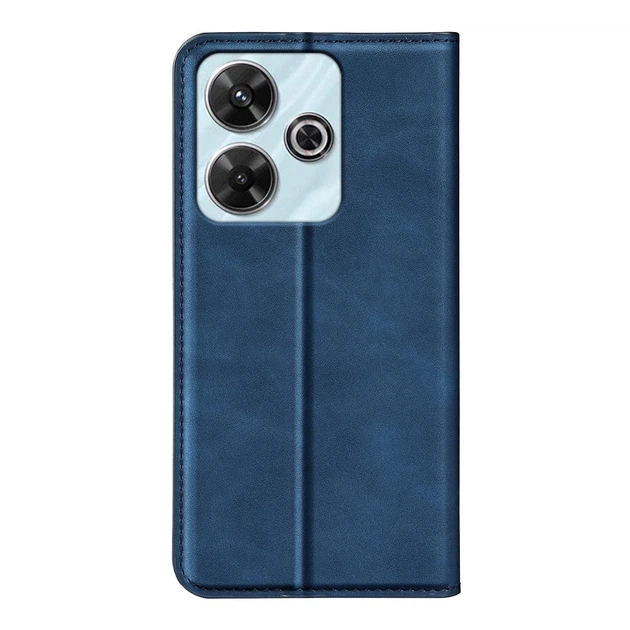 Чехол Taba Retro-Skin для Xiaomi Redmi 13 книжка с визитницей кожа PU синий - изображение 3