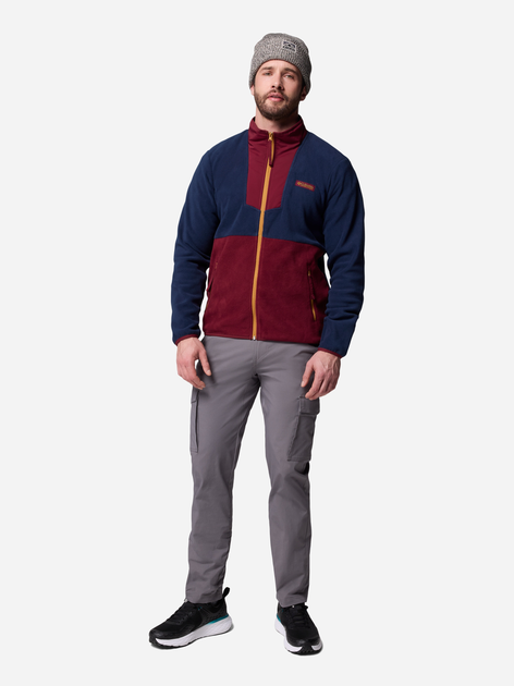 Толстовка на флісі на блискавці чоловіча Columbia Sequoia Grove Fz Fleece 2095891624 L Темно-синя (198711133084) - зображення 3