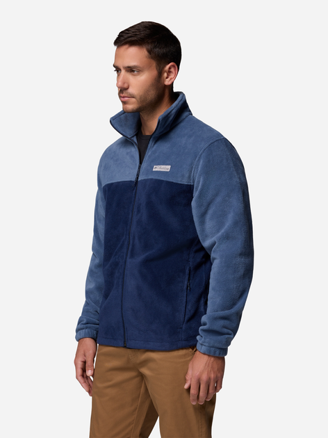 Толстовка на флісі на блискавці чоловіча Columbia Steens Mtn Fz 2.0 1476671479 2XL Темно-синя (194894425633) - зображення 4