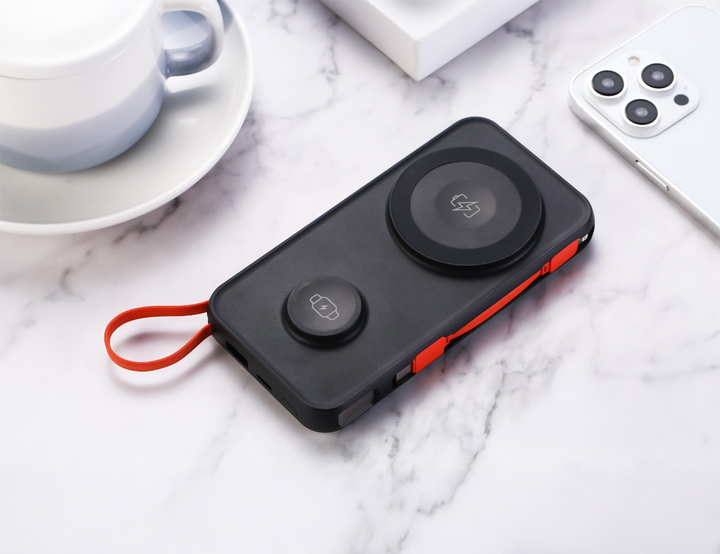 Powerbank Technaxx TX-315 10000 mAh 22.5W Black/Red (4260358126937) - obraz 2