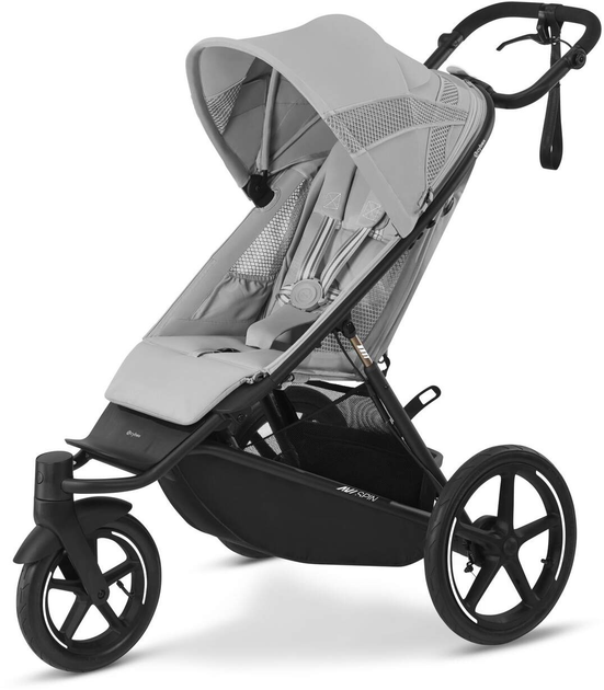 Прогулянкова коляска спортивна Cybex Avi Spin Fog Grey Gold 524000617 (4063846468126) - зображення 1