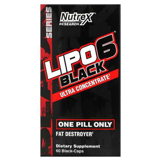 Nutrex Research, Lipo-6 Black UC Fat Destroyer - 60 жидк.капс (103089) - изображение 4