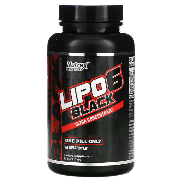 Nutrex Research, Lipo-6 Black UC Fat Destroyer - 60 жидк.капс (103089) - изображение 6