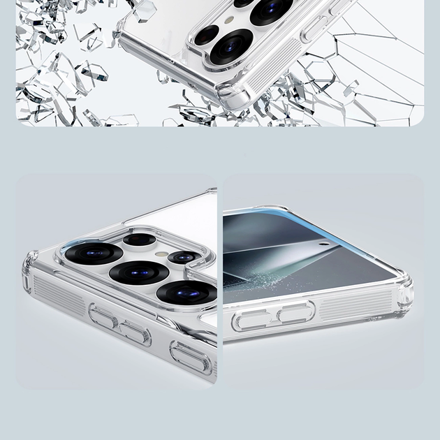 Etui Nillkin Nature TPU Pro Magnetic Case do Samsung Galaxy S25 Ultra Przezroczysty/Biały (6902048289840) - obraz 10