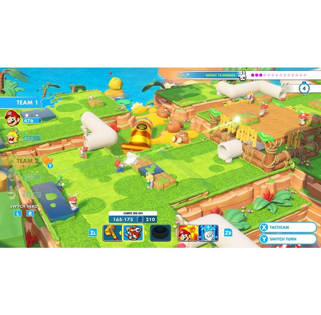 Gra Nintendo Switch Mario + Rabbids Kingdom Battle Gold Edition Code in Box (Klucz elektroniczny) (3307216221012) (955555909486381) - Outlet - obraz 7