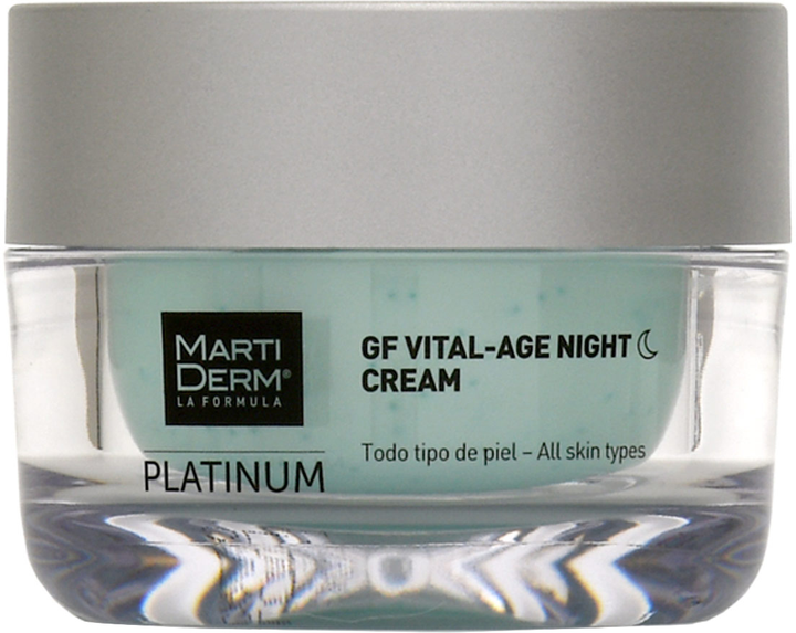 Krem przeciwzmarszczkowy MartiDerm Platinum Gf Vital Age odmladzajacy 50 ml (8437015942285) (955555912389135) - Outlet - obraz 2