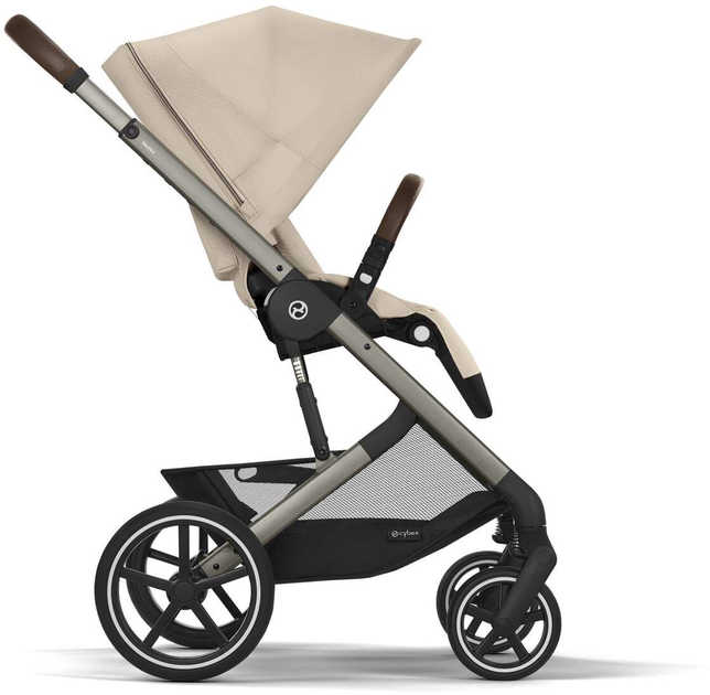 Прогулянкова коляска спортивна Cybex Balios S Lux Almond Beige Gold 524001211 (4063846476350) - зображення 4