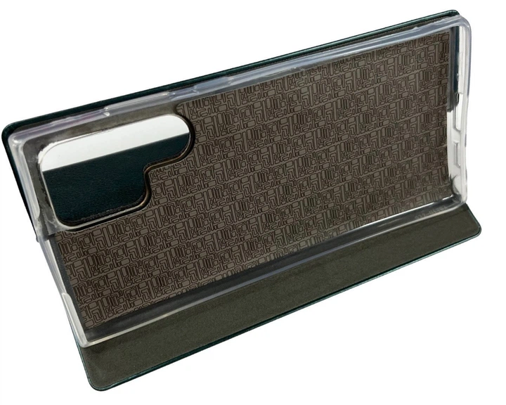 Чохол книжка Fashion Case для Samsung Galaxy S22 Ultra Бордовий - зображення 3