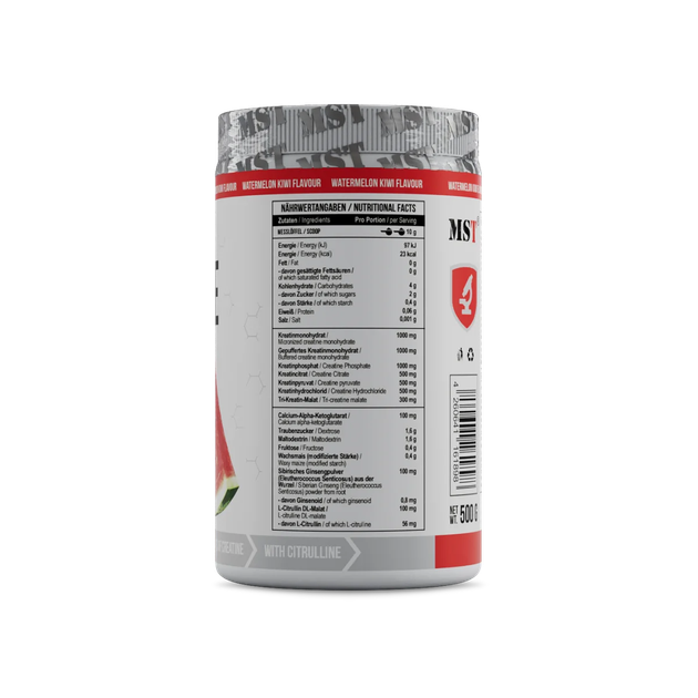MST Nutrition, Креатин, Creatine Kick, (7 креатинов в 1), вкус арбуз-киви, 500 г (MST-00355) - изображение 2