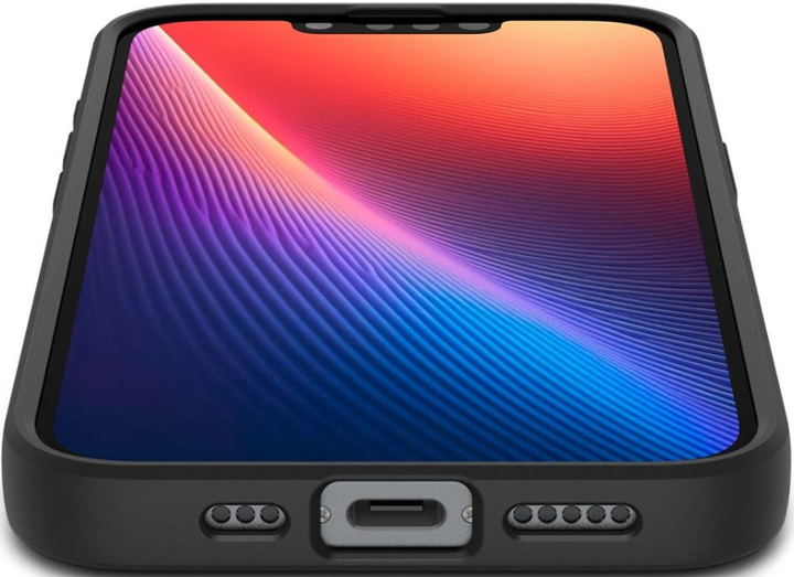 Etui Spigen Liquid Air na iPhone 16e Black (8809971239912) - obraz 5