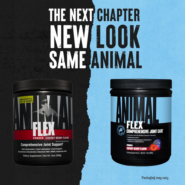 Universal Nutrition, Animal Flex, порошок для поддержки суставов, со вкусом вишни, 369 г (UNN-03288) - изображение 7