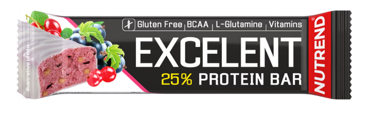 EXCELENT PROTEIN BAR 85 g чорна смородина+журавлина - Фото 1 EXCELENT PROTEIN BAR 85 g чорна смородина+журавлина - изображение 1