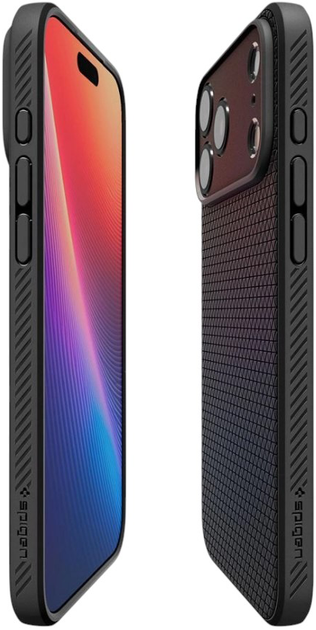 Etui Spigen Liquid Air na iPhone 17 Pro Max Black (8800283313970) - obraz 6