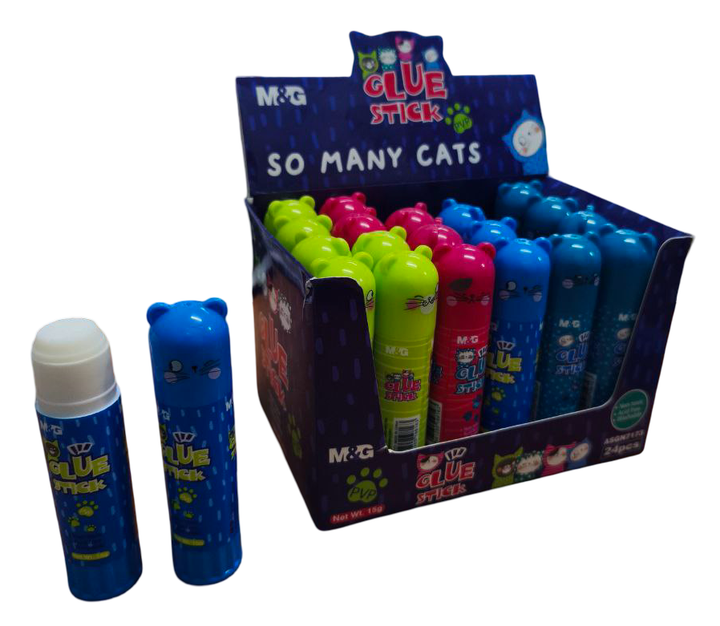Клей-карандаш M&G So Many Cats 15 г на основе PVP ASGN7173 - Фото 1 Клей-карандаш M&G So Many Cats 15 г на основе PVP ASGN7173 - изображение 1