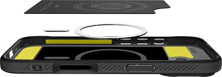 Etui plecki Spigen Rugged Armor MagSafe do Apple iPhone 17 Matte Black (8800283314991) - obraz 7