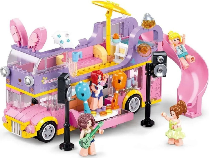 Zestaw klocków Sluban Happy Party Bus Building Set (6938242960254) - obraz 2