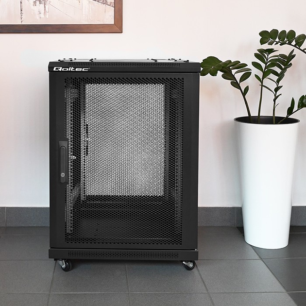 Szafa serwerowa Qoltec RACK 19" 15U 600 x 855 x 600 mm (5901878545196) - obraz 9