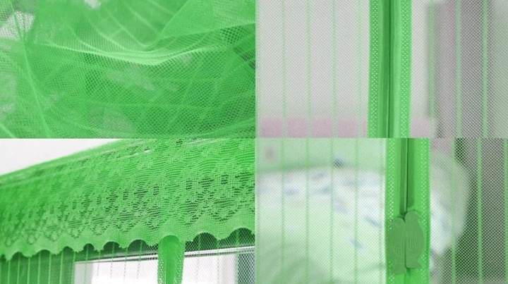 Дверная антимоскитная шторка Magnetic Mesh на магнитах зелёная AMZ 429-42715301 - изображение 2