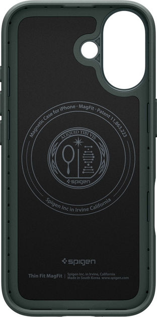 Etui plecki Spigen Thin Fit MagSafe do Apple iPhone 17 Green (8800283315066) - obraz 3